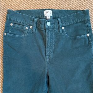 J. Crew Vintage Straight Turquoise Corduroy Pant
Sz 28